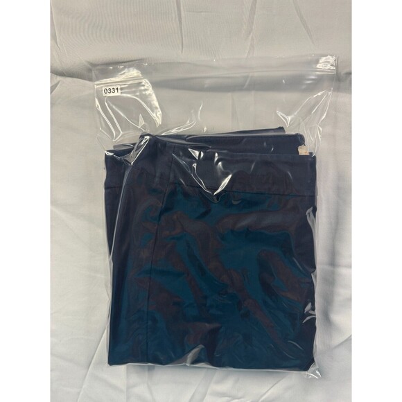 Tory Burch Pants Womens Size 5 Ankle Pull On Mid Rise Black Solid Straight Leg - Picture 8 of 9